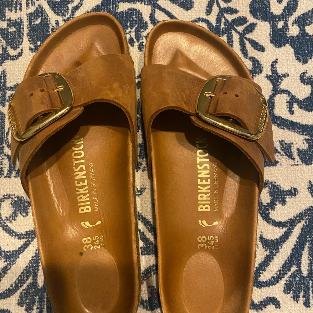 Birkenstock Madrid brown Sandals Size 38